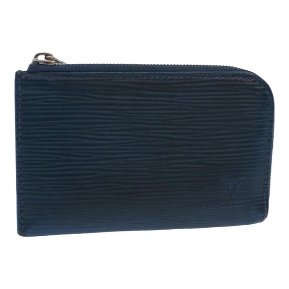 LOUIS VUITTON Epi Porte Monnaie NM Coin Purse Blue - Picture 1 of 14